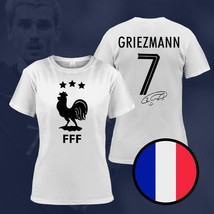 France Griezmann Champions 3 Stars FIFA World Cup Qatar 2022 White T-Shirt - £23.89 GBP+