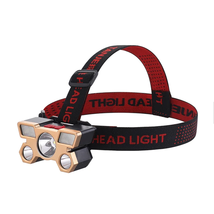 High Power 5 LED  Usb Rechargeable 18650 Built-In Battery Headlight Outd... - £16.77 GBP+