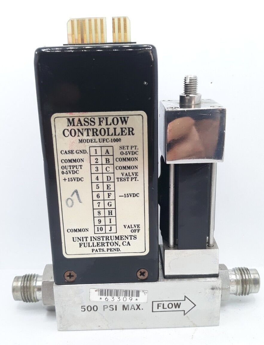 UNIT UFC-1000 MASS FLOW CONTROLLER RANGE 10 SLM GAS N2 - $39.99