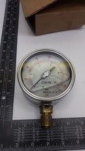 Capri Pressure Gauge 1/2&quot; Bsp Capri 4&quot; Ssc Btm 0-10 Bar 0-150 psi - £231.43 GBP