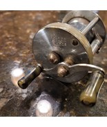 Kalamazoo Atlas 1708 Model D Vintage Metal Bait Casting Fishing Reel - $30.09 CAD