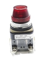 Allen-Bradley 800T-Q24 SER.T Pilot Light Red Lens Illuminated 24V AC/DC  - $319.60 MXN