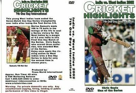 India vs West Indies Seventh One Day 2002 48Mins. (color) - £9.39 GBP