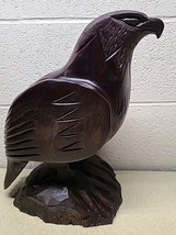 American Eagle Statue Sculpture Hand Carved - Large Solid Wood Handmade ... - $5,441.52 MXN