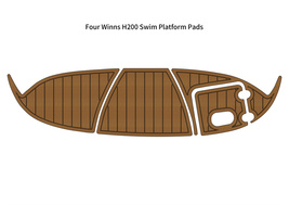 Four Winns H200 Swim Platform Step Boat EVA Foam Faux Teak Deck Floor Pa... - £255.31 GBP