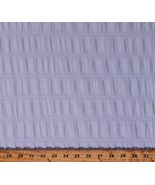 Smocked Shirred Jacquard Knit Periwinkle 54" Wide Fabric by the Yard D44... - $16.95
