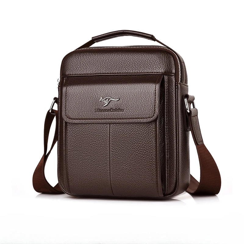 New men s shoulder bag fashion high quality handbag brand large capacity men bags retro thumb200