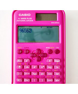 Casio Calculator FX-300ES Plus Hot Pink 2nd Edition Tested Working Solar... - $41.01 CAD