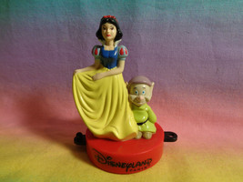 Vintage 1999 McDonald&#39;s Disneyland Paris Snow White And Dopey Plastic Fi... - £3.89 GBP