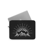 Mountain Explore Unisex Laptop Sleeve – Eco-Friendly with Plush Interior... - $28.84