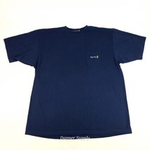 Sugar Reef Clothing Co. Mens 2XL Blue Tshirt Pocket Cotton - $15.83