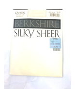 Vintage Pantyhose Nylons Queen Size Silky Sheer 1X 2X Control Top Ivory  - $236.20 MXN