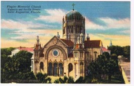 Florida Postcard Saint Augustine Flagler Memorial Church - $2.05