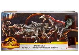 Jurassic World Dominion Epic Battle 3 Dinosaur Action Figures Set Mib Target Exl - £94.16 GBP