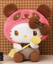 Japan Panda Hello Kitty Pink Sweet Chocolate Plush ver. 1 35cm Valentine's Day - $960.00 MXN