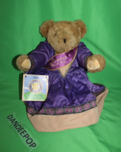 The Vermont Teddy Bear Co. Queen For A Day Honey Color Complete Companion 15" - £38.80 GBP