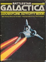 Battlestar Galactica Adventure Activity  Book #16354 1969-TB series-Puzzles-G - £34.91 GBP