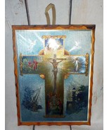 Scafa Tornabene Jesus Christ&#39;s Story Foil Art Metallic Religious Wall Pl... - $34.19 CAD