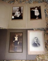 Charles Alton Macgowan &amp; Son Richard A. (4) Cabinet Photos - Portland, Maine - £38.66 GBP