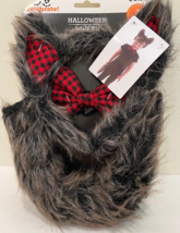 Brown Wolf Costume for kids Headband + bow + tail new with tag Halloween - £13.46 GBP