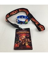 Minecraft Dungeons Lanyard Nintendo Promo Charm Snap Band Bracelet Lot Alex - $59.35