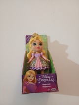 Disney Princess Rapunzel Mini Glitter Dress 3&quot; Posable Doll 2021 New Release - £9.02 GBP