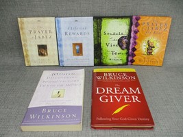 Lot 6 Bruce Wilkinson Secrets of the Vine Prayer of Jabez Dream Giver Books - £12.63 GBP