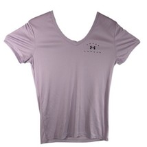 Under Armour Lavender Womens Light Purple Shirt Size Small Loose Workout Top - £16.91 GBP