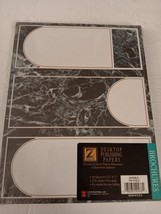 Z Grafix Green Marble Tri-Fold Brochures Paper 100 Sheet Pack Brand New - $19.99