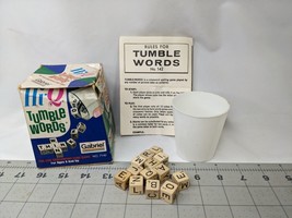 Gabriel Hi-Q Tumble Words Dice Game 7142 1975 - $9.95