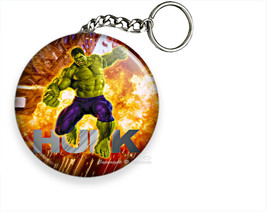 The Incredible Angry Hulk Superhero Comics Keychain Key Fob Chain Ring Gift Idea - £11.49 GBP+