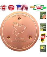 Bird Bath Copper Disk - 99.99% Pure Copper Cleaner with Triple-Point Sup... - $26.56 CAD