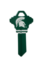 Michigan State Spartans NCAA College Team Schlage House Key Blank - £7.85 GBP