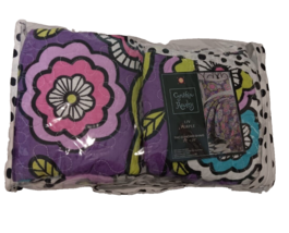 Cynthia Rowley Liv Purple Two Standard Size Pillow Shams 20&#39;&#39;x26&#39;&#39; Girl&#39;s Floral - £12.45 GBP