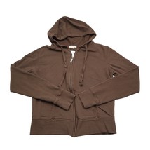 Zenana Outfitters Hoodie Womens S Brown Full Zip Pocket Hooded Drawstrin... - £20.55 GBP