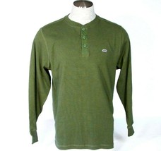 Ecko Unltd Green Long Sleeve Henley Knit Polo Shirt Men&#39;s Small S NWT - $42.56