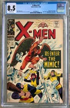 X-Men #27 (1966) CGC 8.5 -- Mimic joins; Spider-Man, Scarlet Witch &amp; Quicksilver - £232.66 GBP