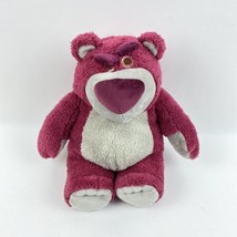 Toy Story Lotso Huggin Bear Plush Disney Store Purple Squinty Eye Stuffed 15&quot; - £11.89 GBP
