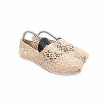 Toms Classic Alpargata Natural Floral Lace Women&#39;s Size 7.5 - £30.62 GBP