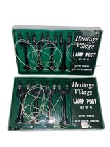 2 Department 56 Heritage Village Lamp Post Sets 3.5&quot; CHRISTMAS 5996-0 VI... - $23.64 CAD
