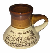 Vintage Sea Lion Caves Oregon Coast Souvenir Mug - £16.68 GBP