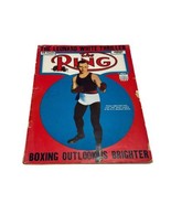 Vtg The Ring Boxing Magazines 1945 Jan Collectible 1940s Benny Leonard U... - £26.33 GBP