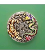 TAI CHI ORANGE TIGER GREEN DRAGON COLLECTOR COIN - £10.11 GBP