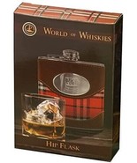 Brand New World of Whiskies Hip Flask 6.0 oz Stainless Steel - £4.79 GBP