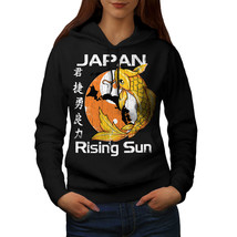 Rising Sun Japan Koi Sweatshirt Hoody Carp Fish Women Hoodie - £16.44 GBP