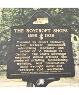 The Roycroft Shops Historical Marker Vintage Postcard 1980s Sinclair Lew... - £7.81 GBP