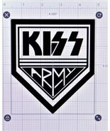 Kiss Army Die-Cut Vinyl Indoor Outdoor Car Truck Window Decal Sticker - £3.90 GBP