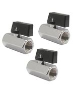 50 PCS Brass Mini Ball Valve, Shut off Switch Ball Valve 3/8" X 3/8"  Fe... - $291.85