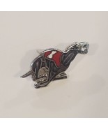 Greyhound Dog Race Lapel Pin Black Dog #1 Enamel Lapel Hat Vest Pinchback - $19.60