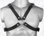 Male Cow Leather Body Chest Harness Belt Bondage Chest Clubwear Corset O... - £22.41 GBP